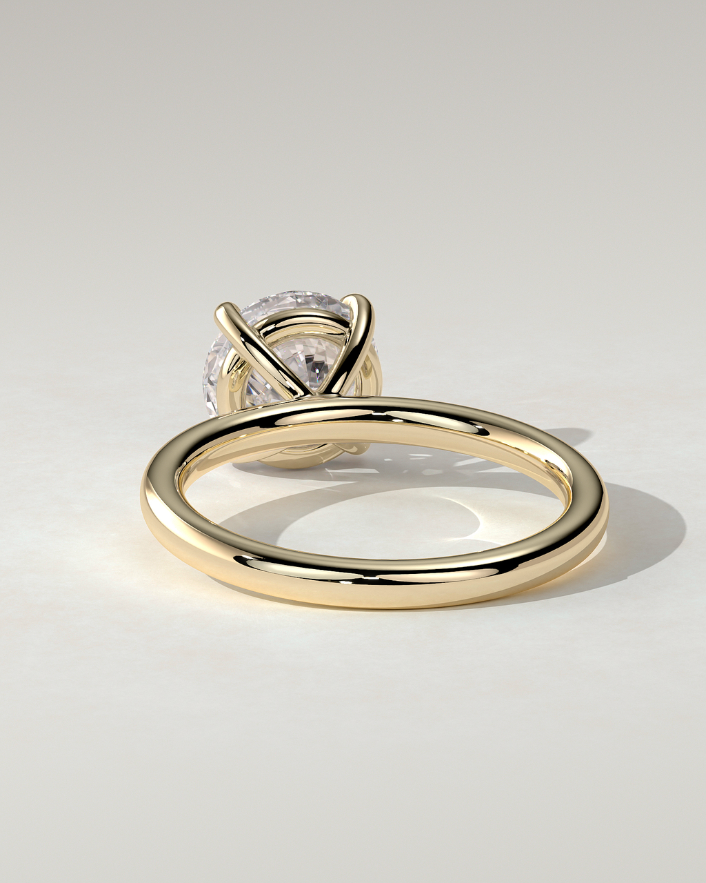 Nekija Solitaire Round Ring