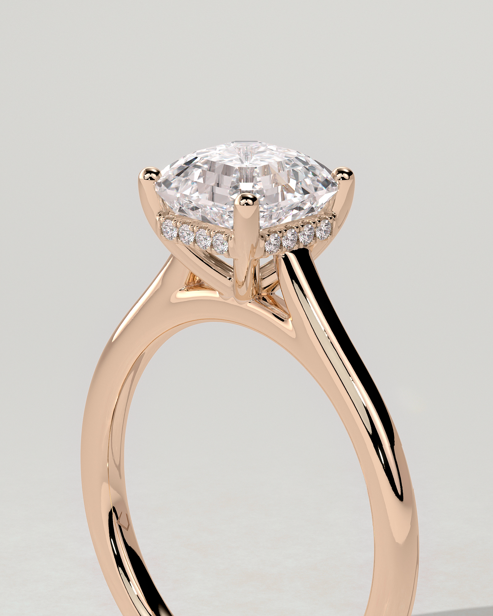 Nia Solitaire Asscher Ring
