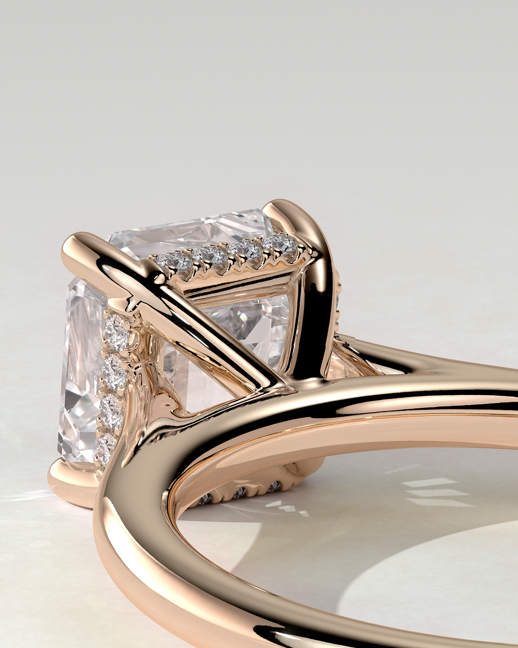 Nia Solitaire Asscher Ring