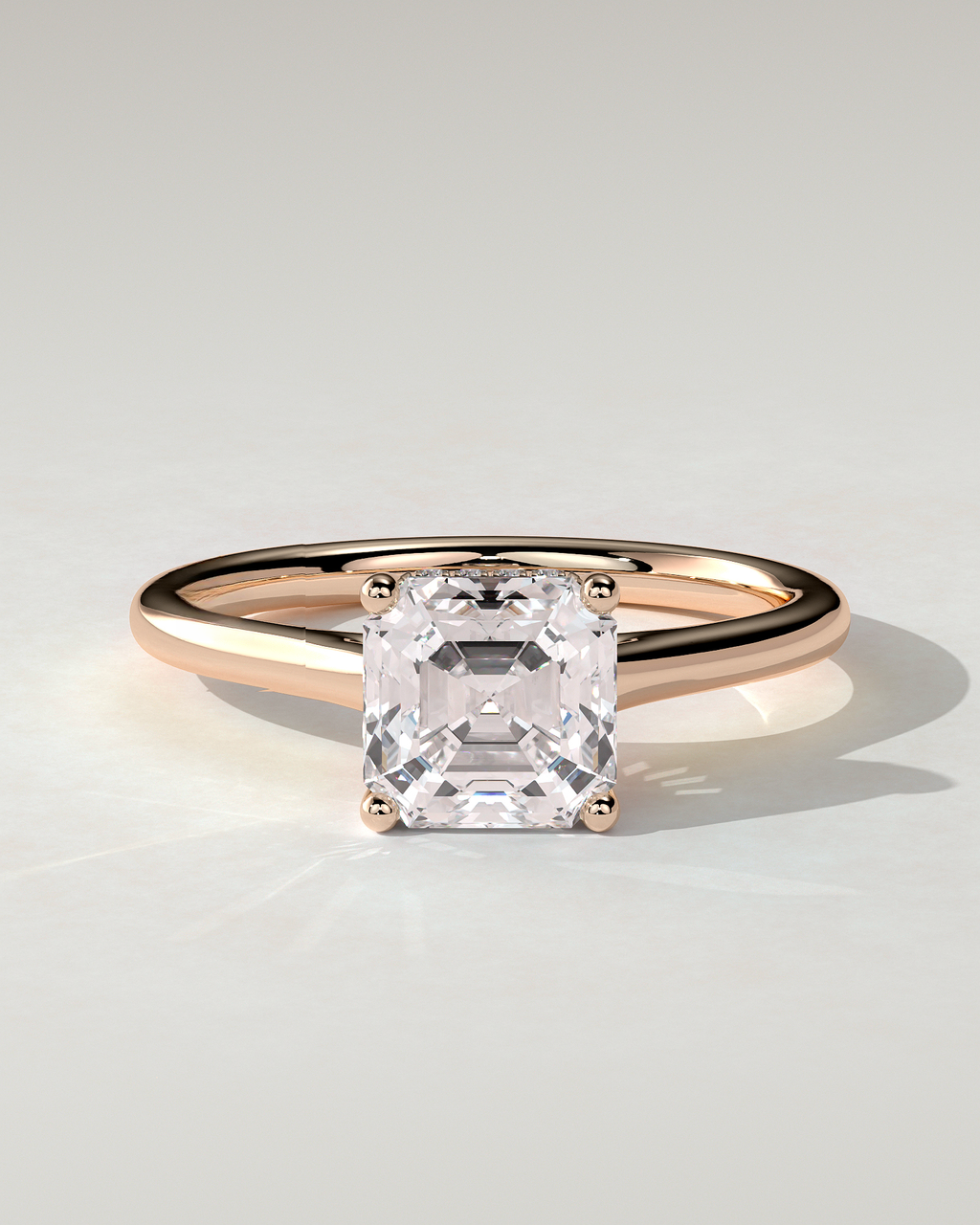 Nia Solitaire Asscher Ring