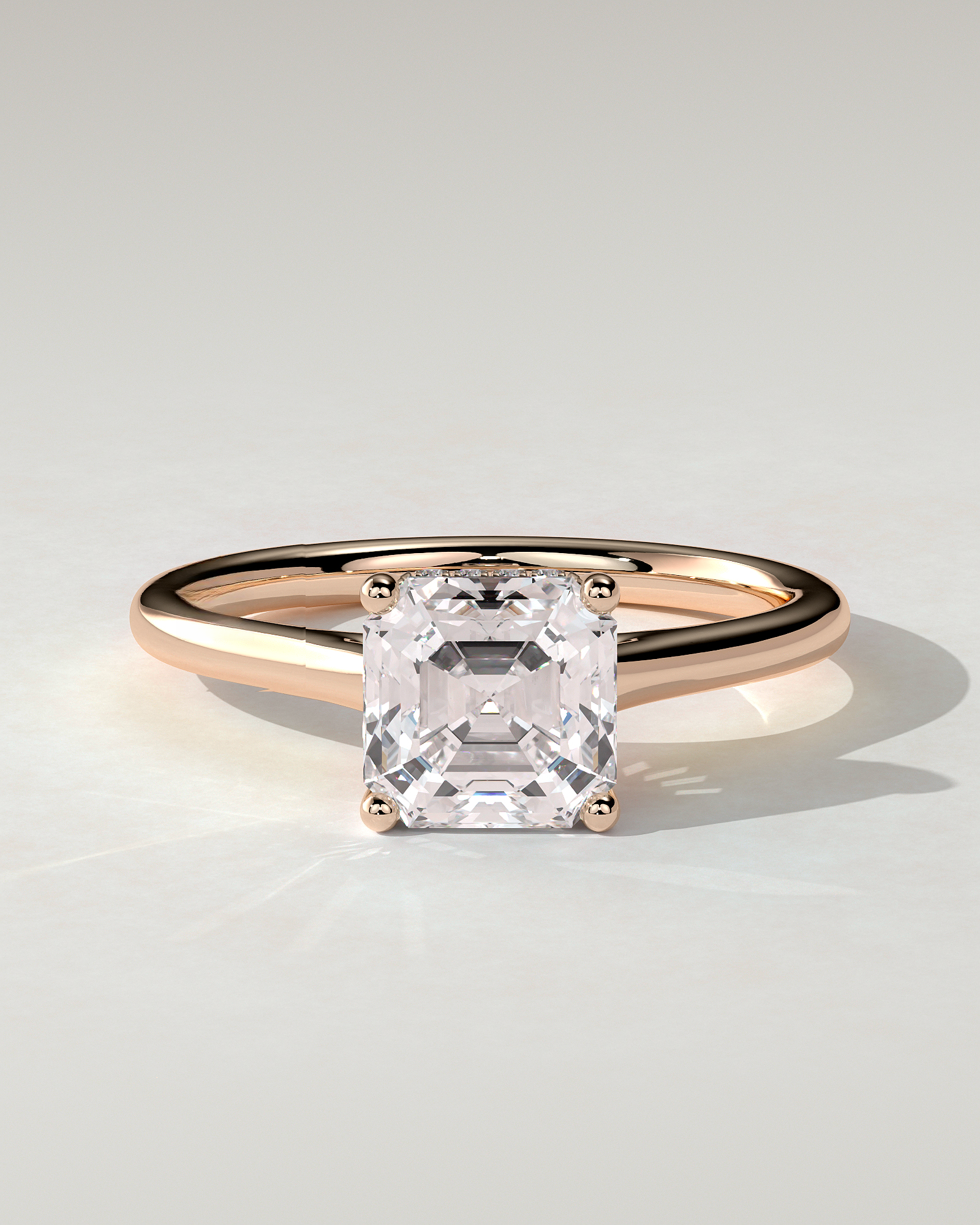 Nia Solitaire Asscher Ring