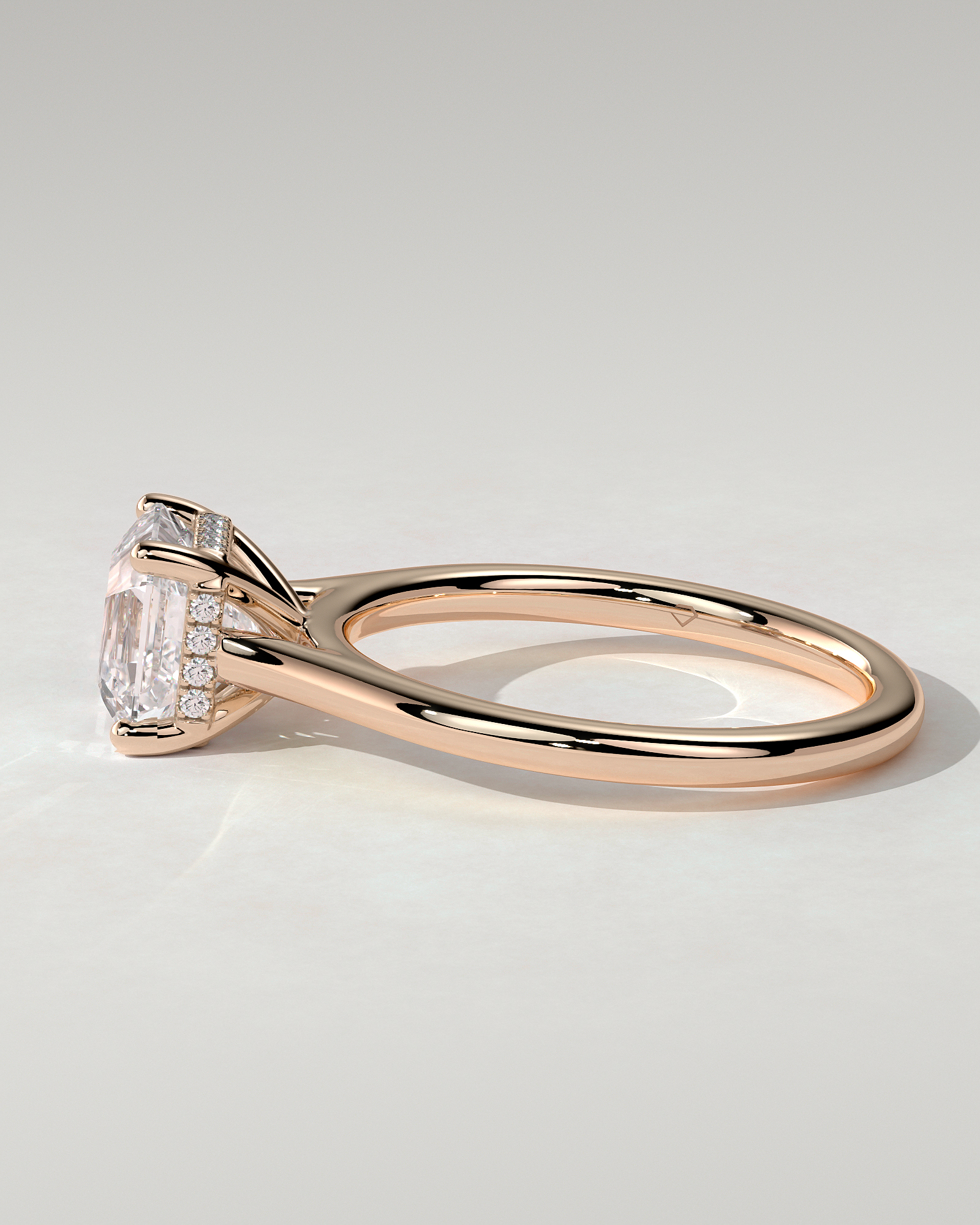 Nia Solitaire Asscher Ring