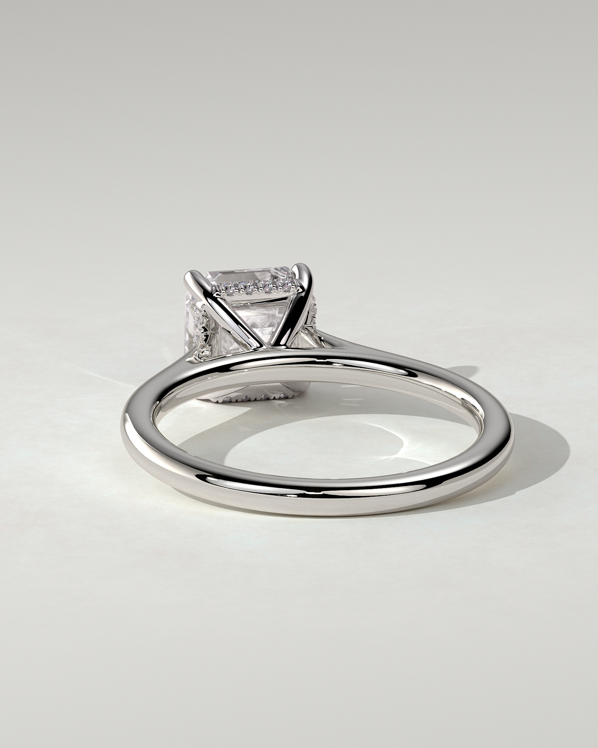 Nia Solitaire Asscher Ring