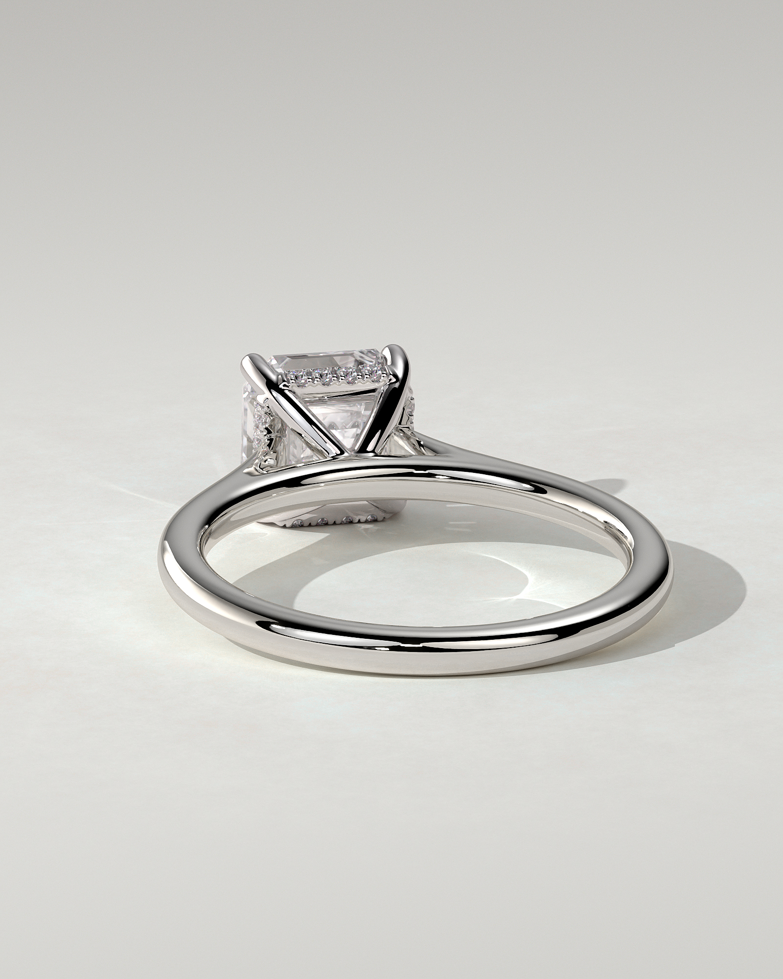 Nia Solitaire Asscher Ring