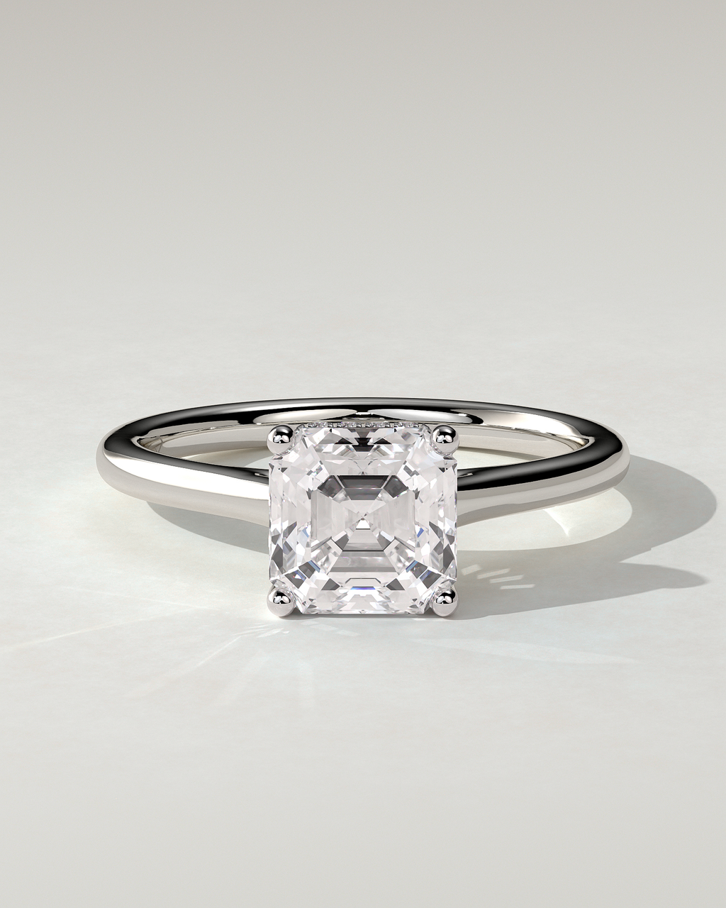 Nia Solitaire Asscher Ring