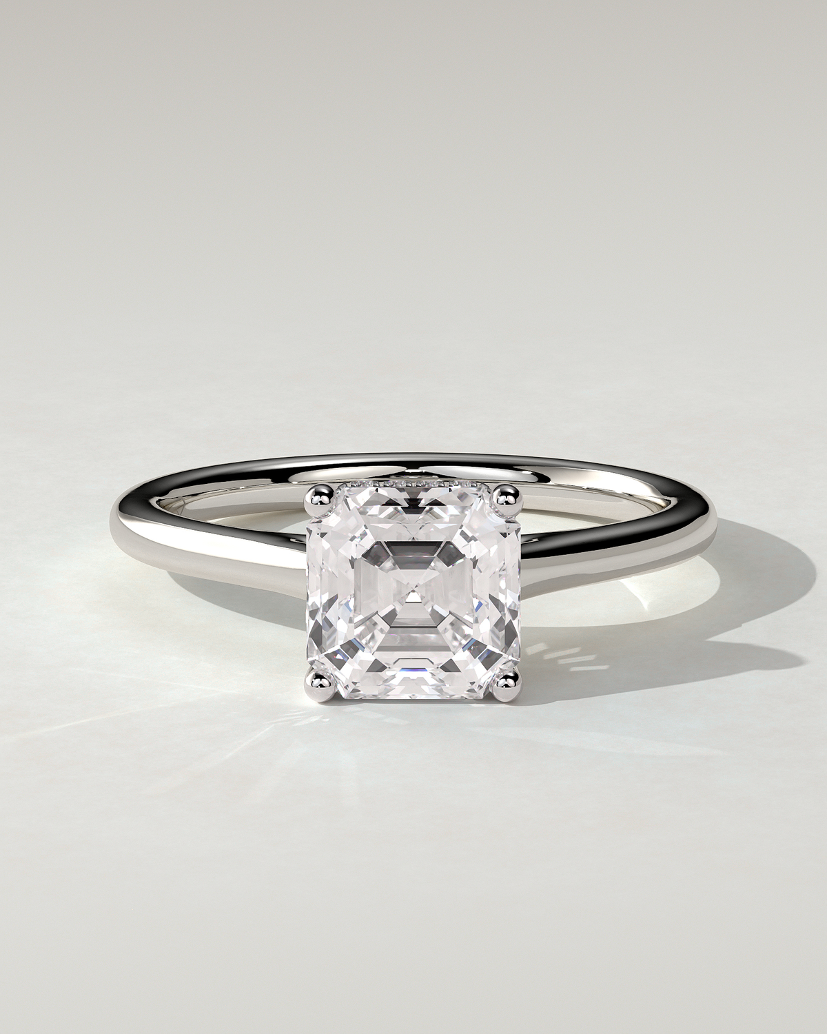 Nia Solitaire Asscher Ring