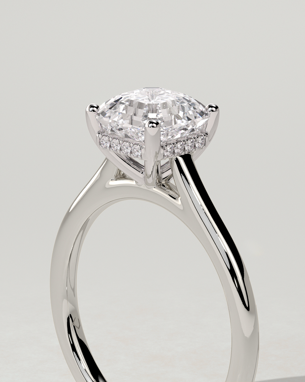 Nia Solitaire Asscher Ring