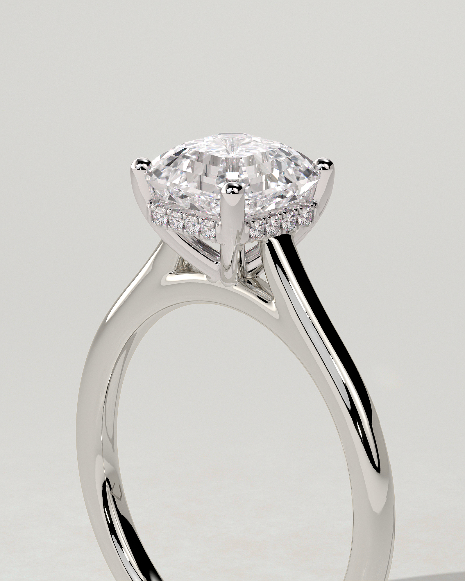 Nia Solitaire Asscher Ring
