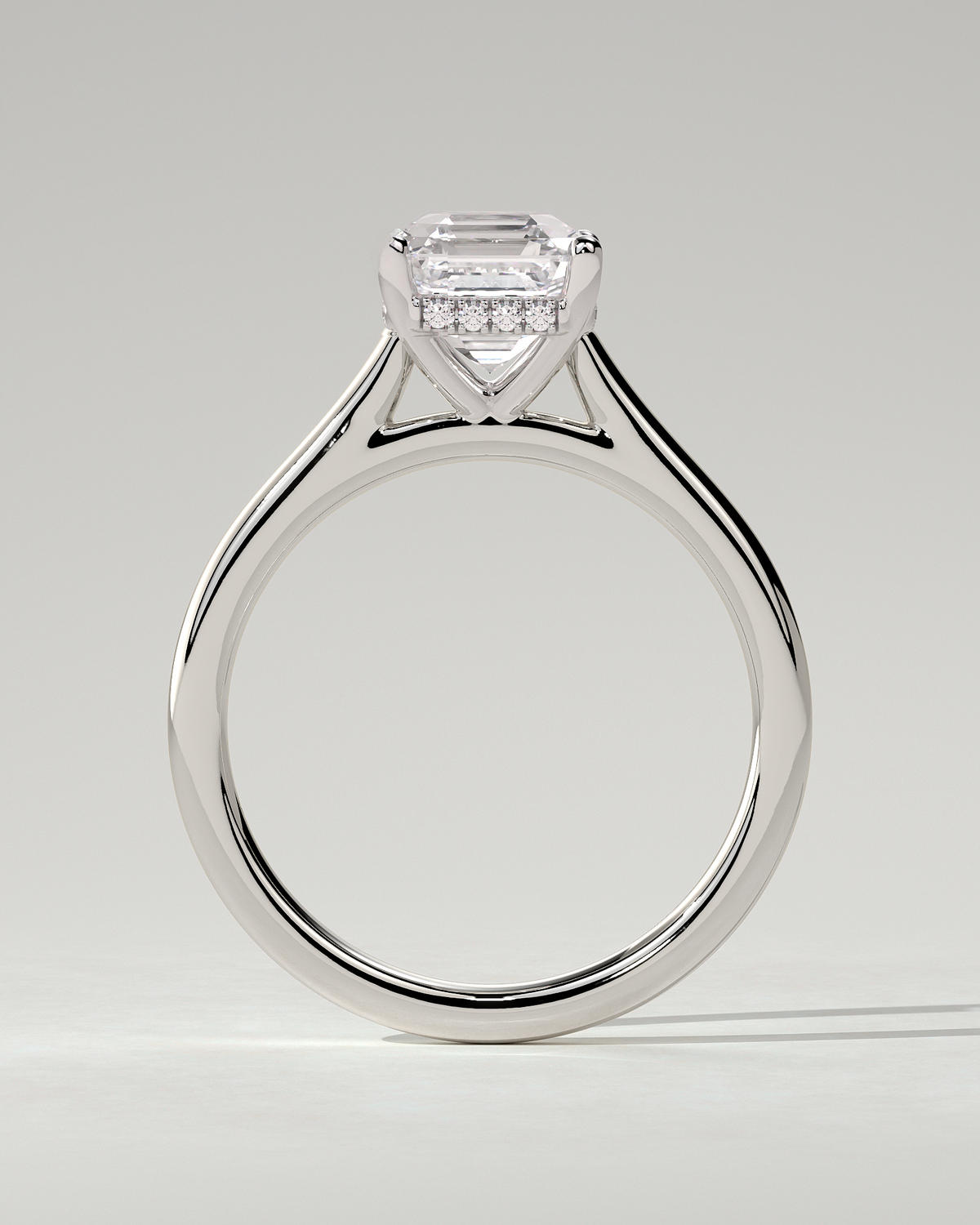 Nia Solitaire Asscher Ring