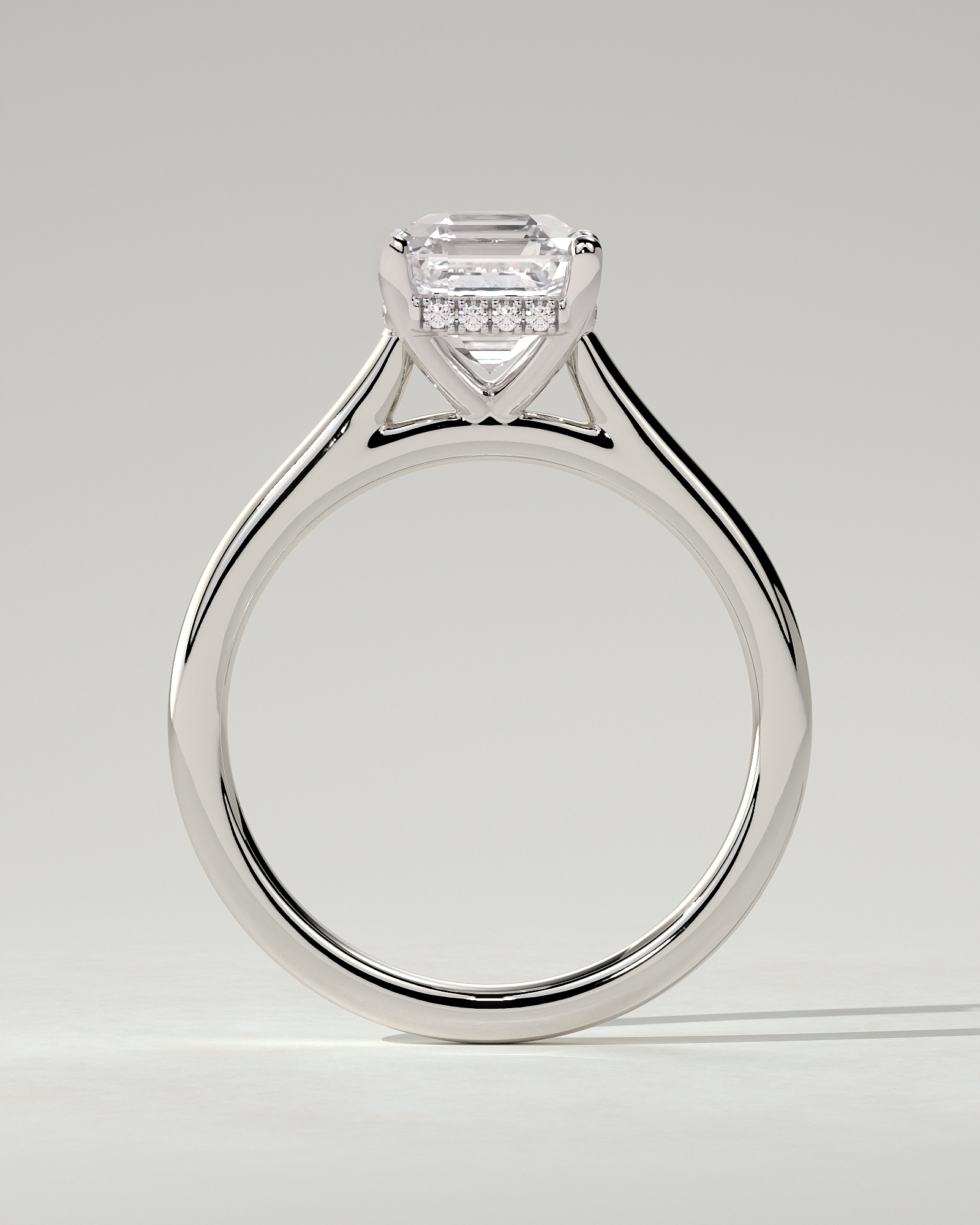 Nia Solitaire Asscher Ring