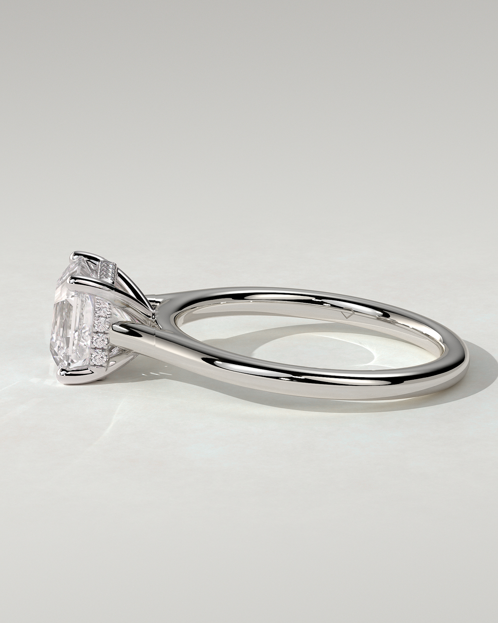 Nia Solitaire Asscher Ring
