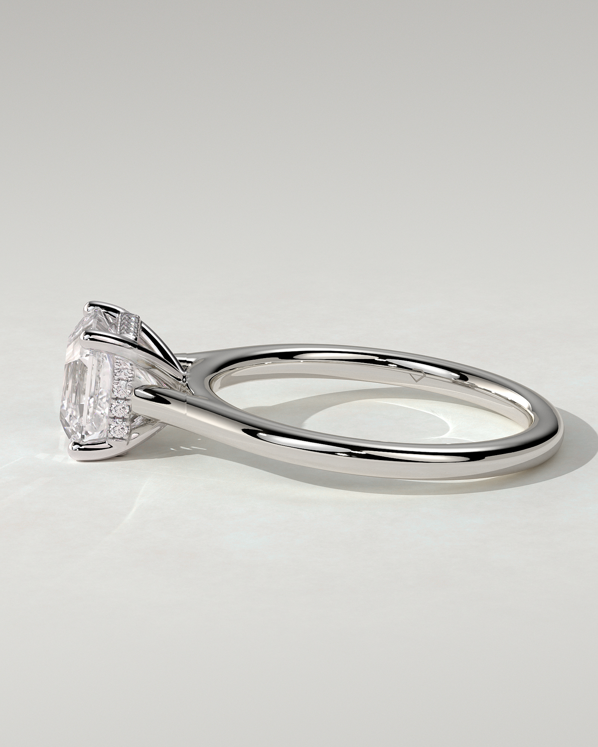 Nia Solitaire Asscher Ring