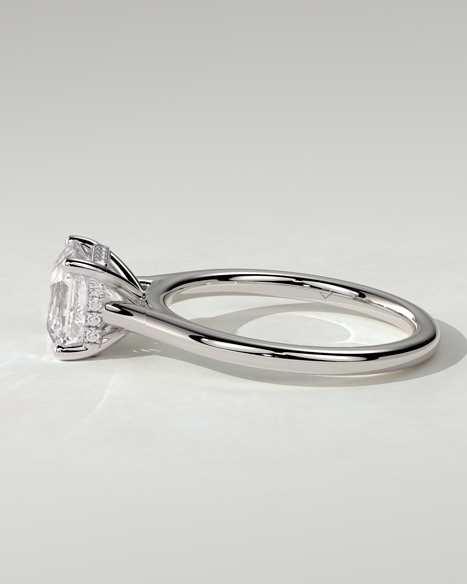 Nia Solitaire Asscher Ring