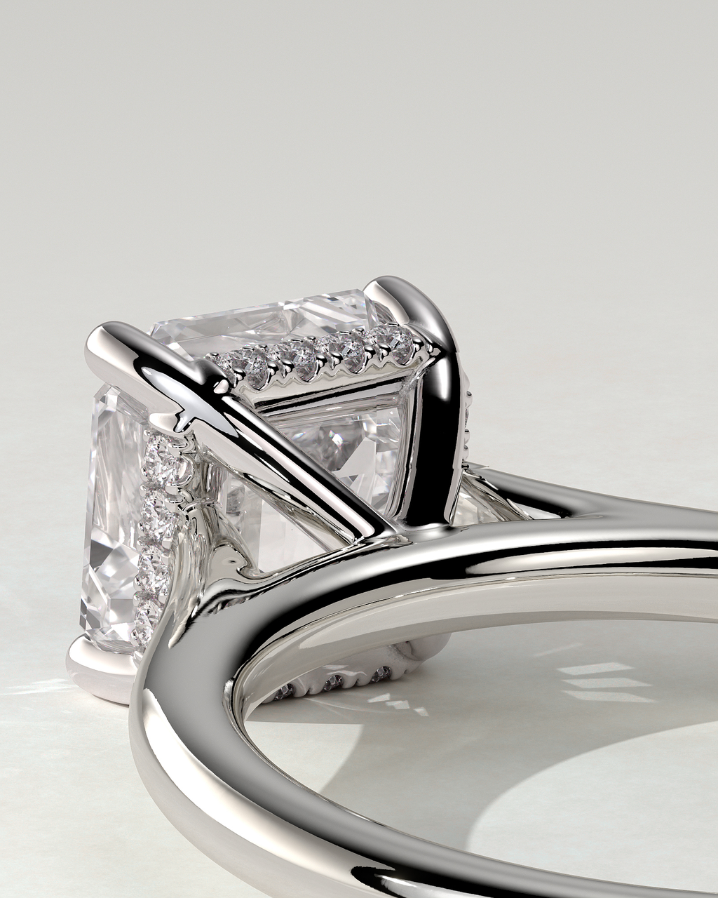 Nia Solitaire Asscher Ring