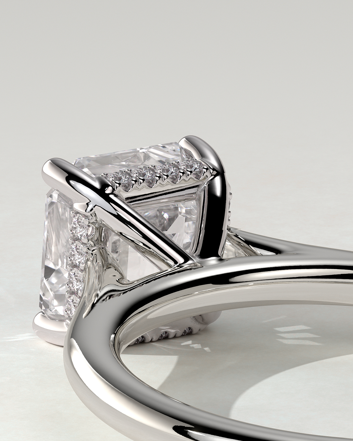 Nia Solitaire Asscher Ring