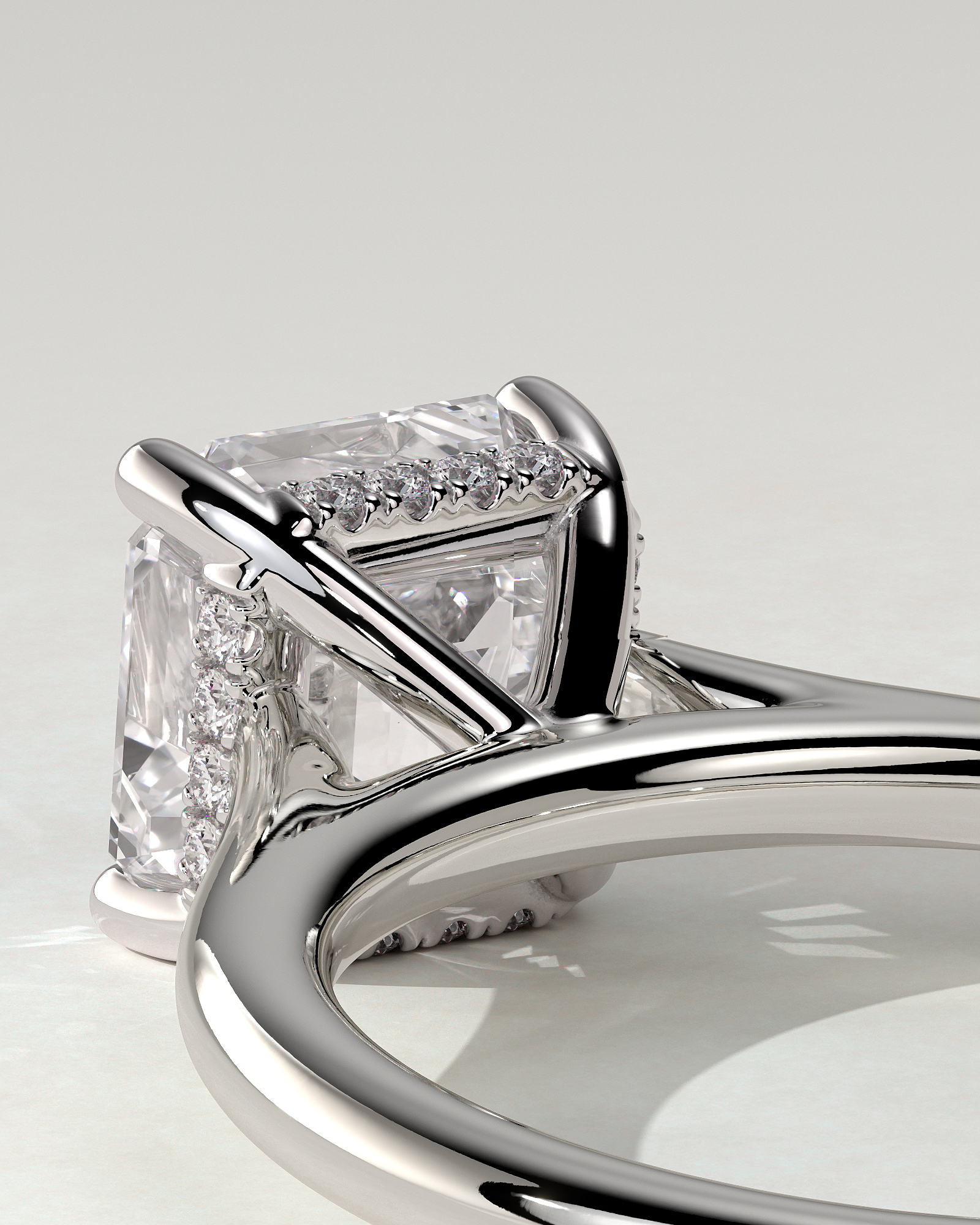 Nia Solitaire Asscher Ring