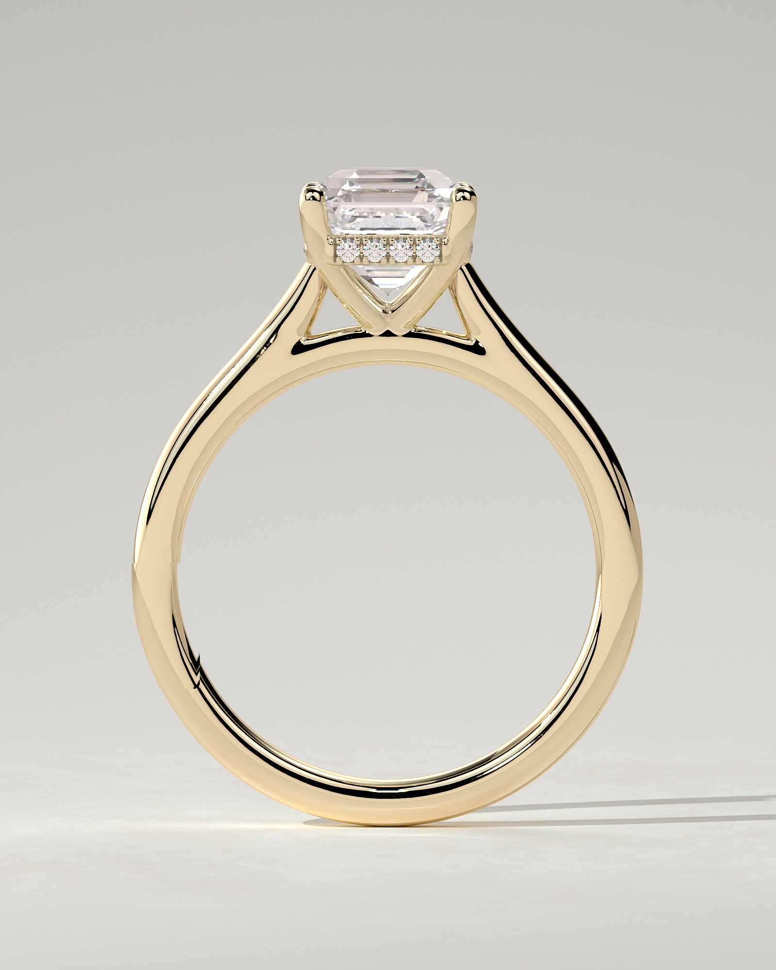 Nia Solitaire Asscher Ring