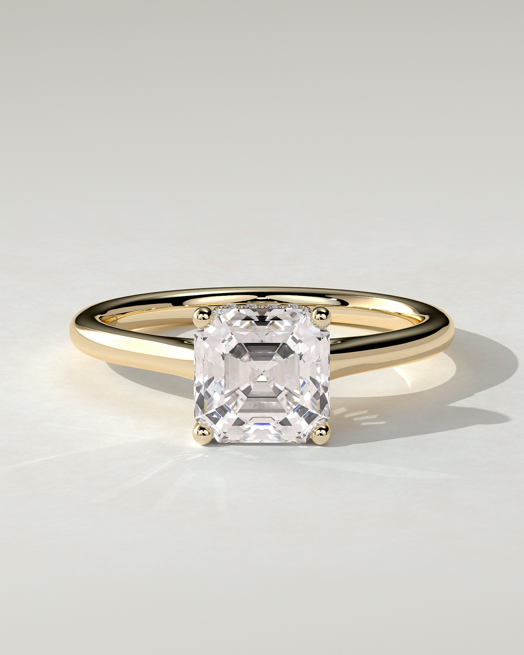 Nia Solitaire Asscher Ring