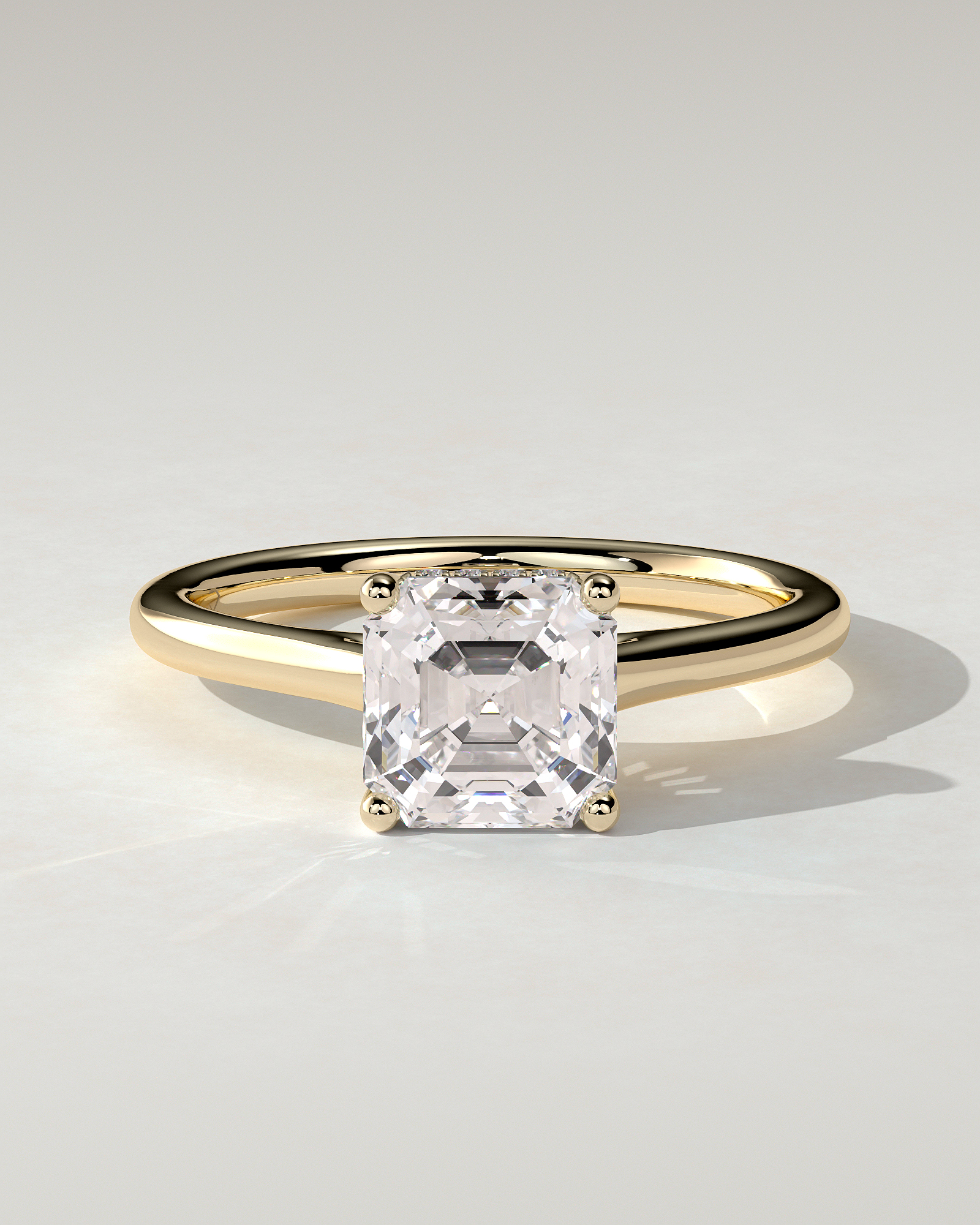 Nia Solitaire Asscher Ring
