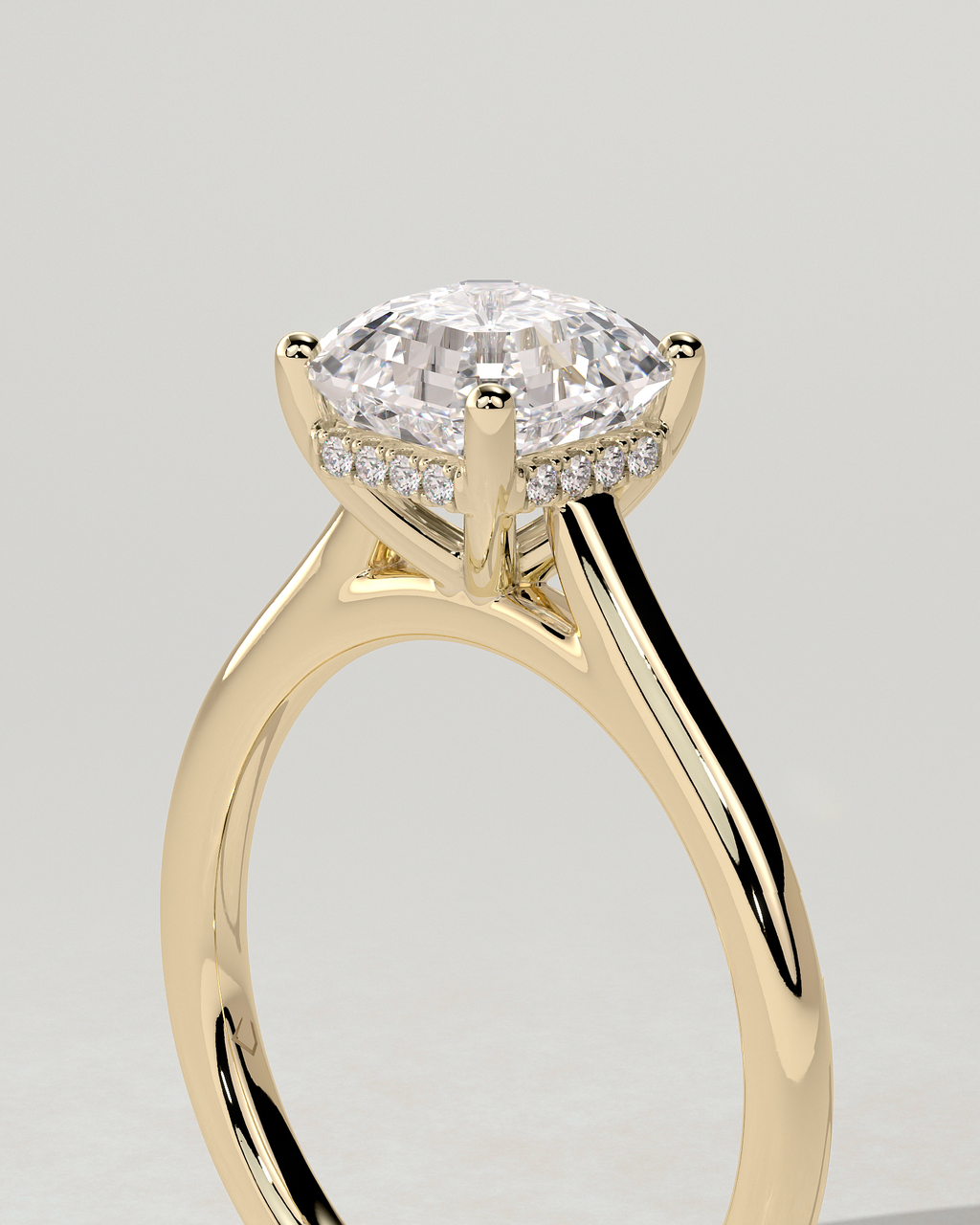 Nia Solitaire Asscher Ring