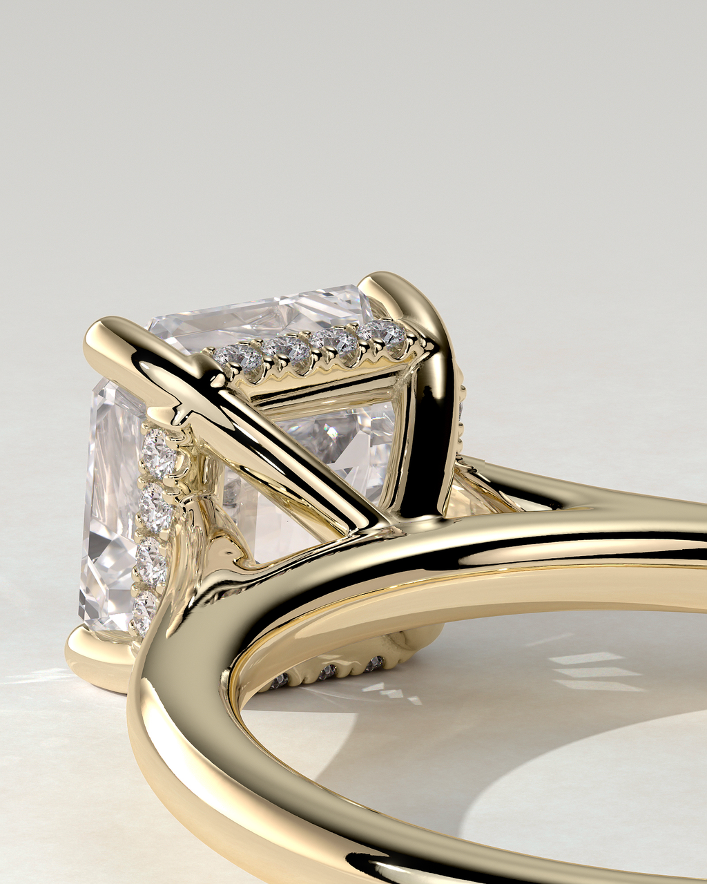 Nia Solitaire Asscher Ring