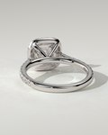 Nicole Halo Cushion Ring