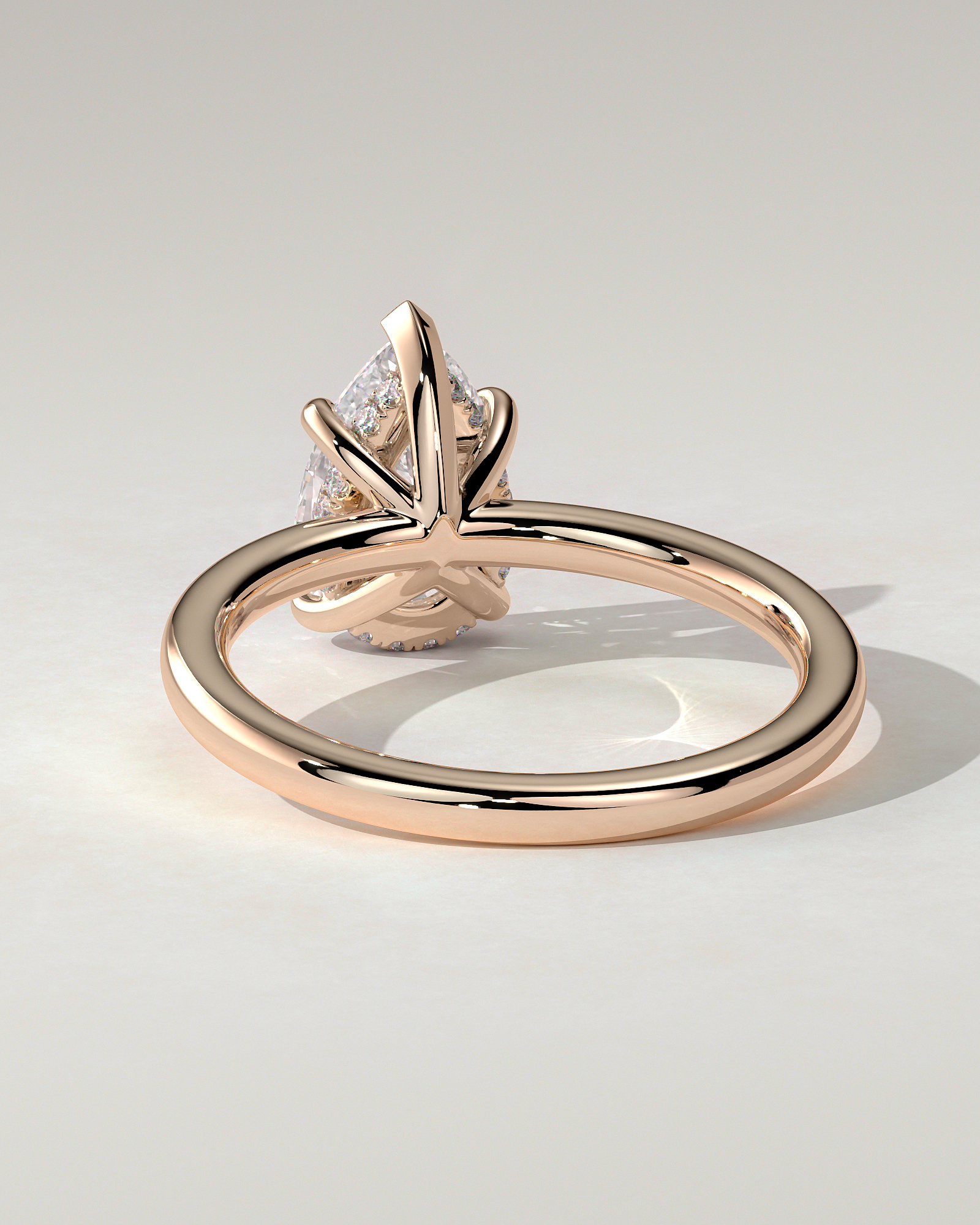 Nienna Solitaire Pear Ring