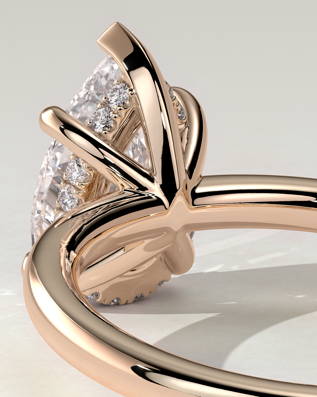 Nienna Solitaire Pear Ring