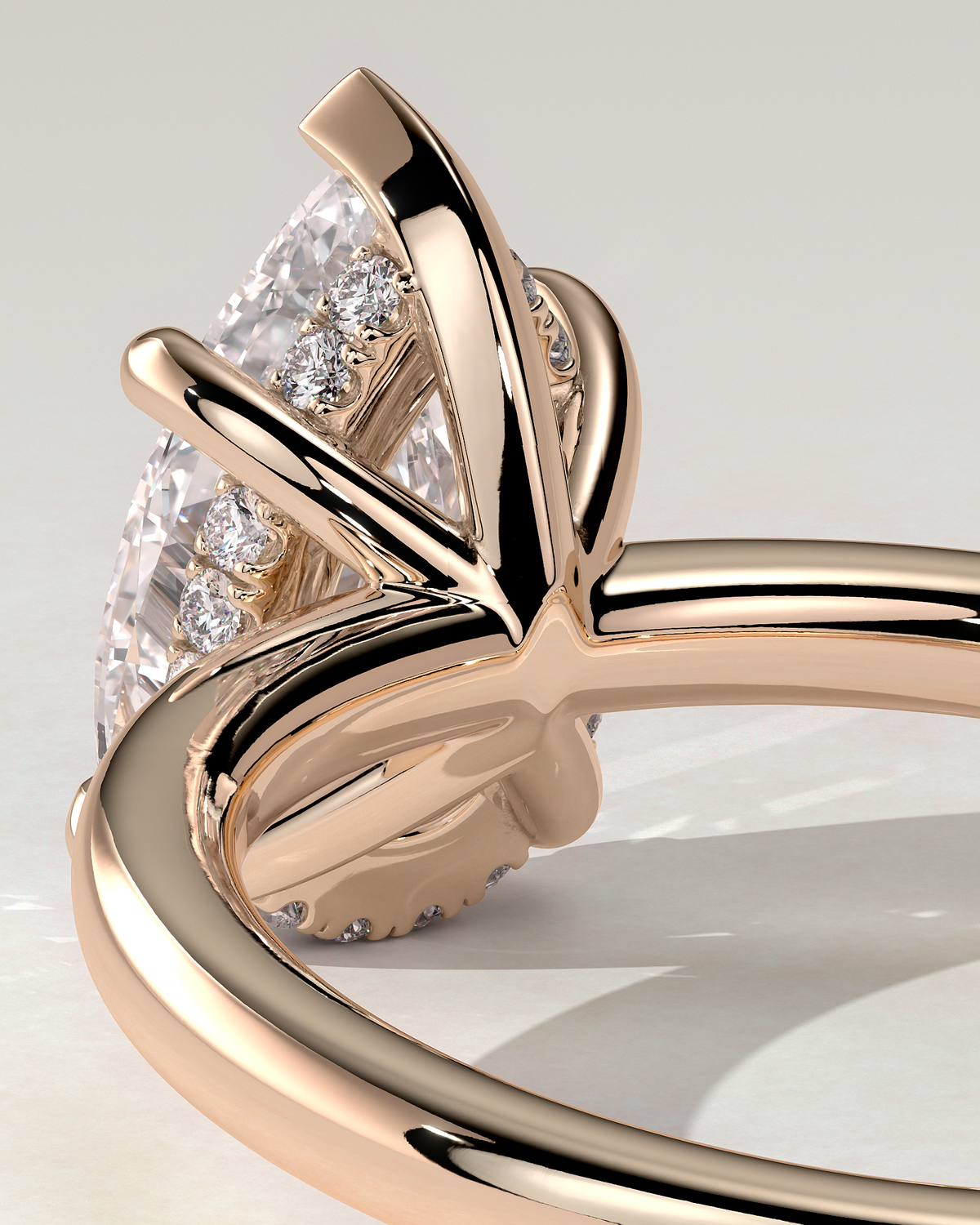Nienna Solitaire Pear Ring