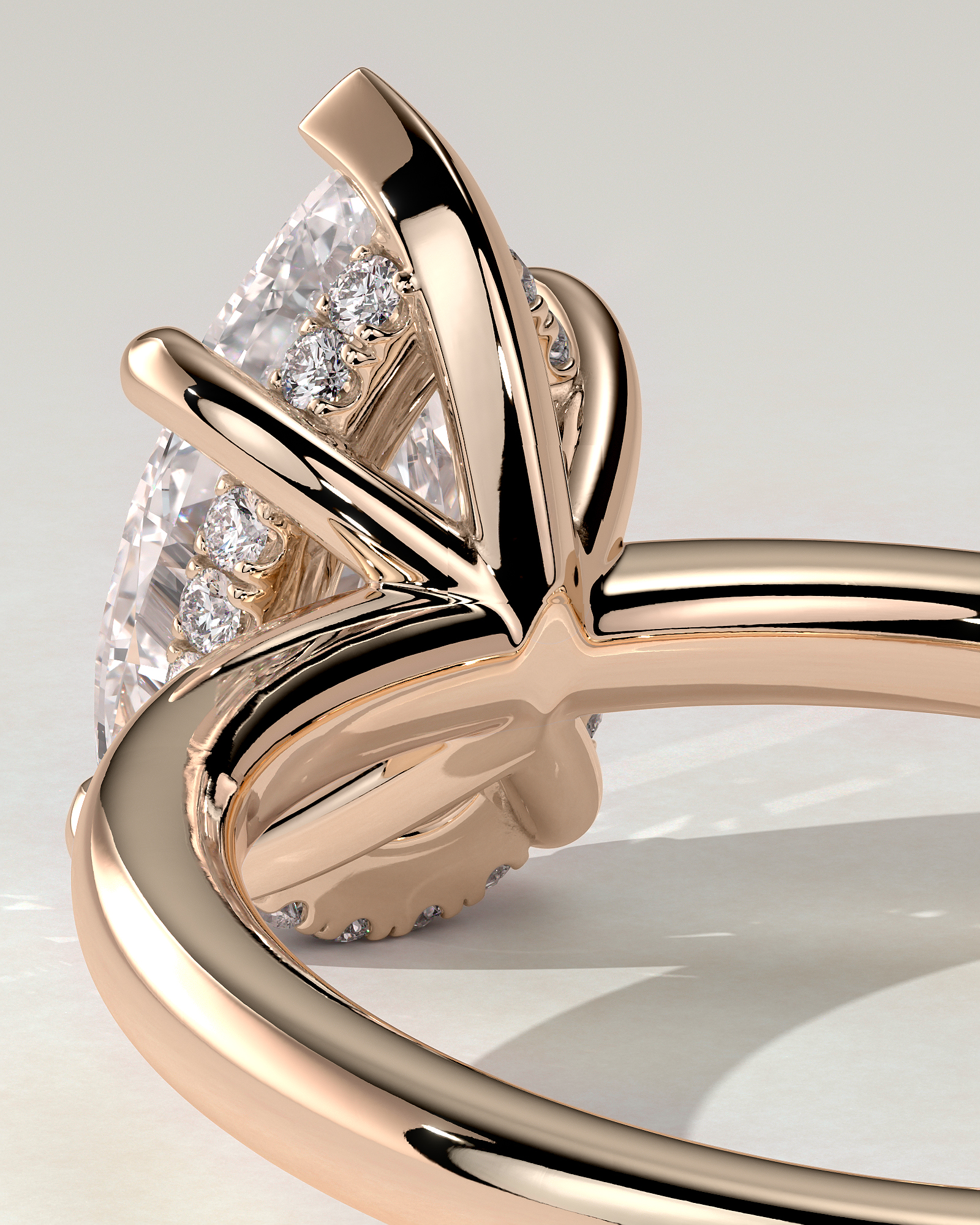 Nienna Solitaire Pear Ring