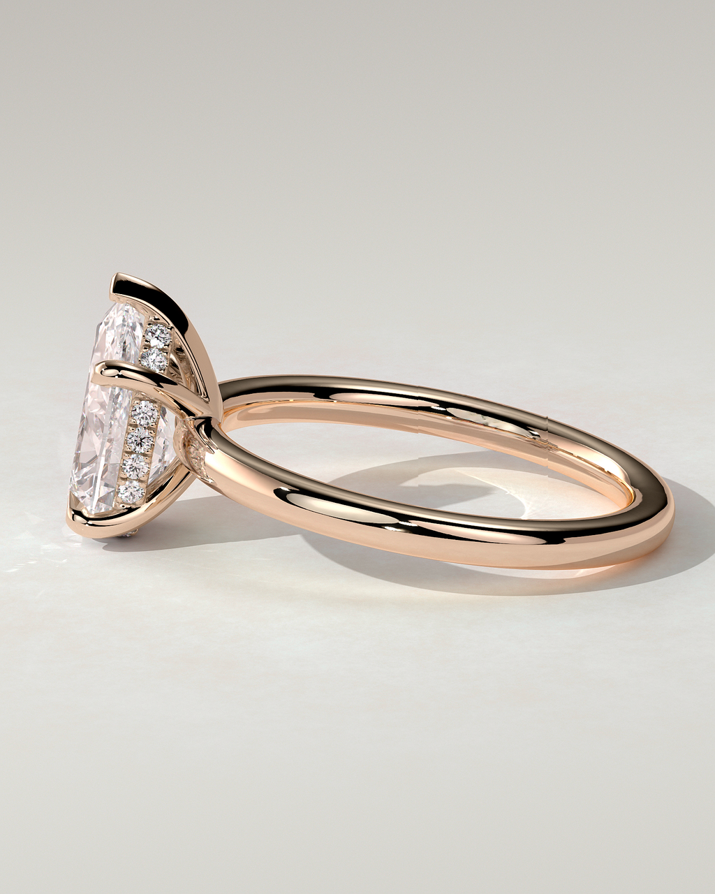 Nienna Solitaire Pear Ring