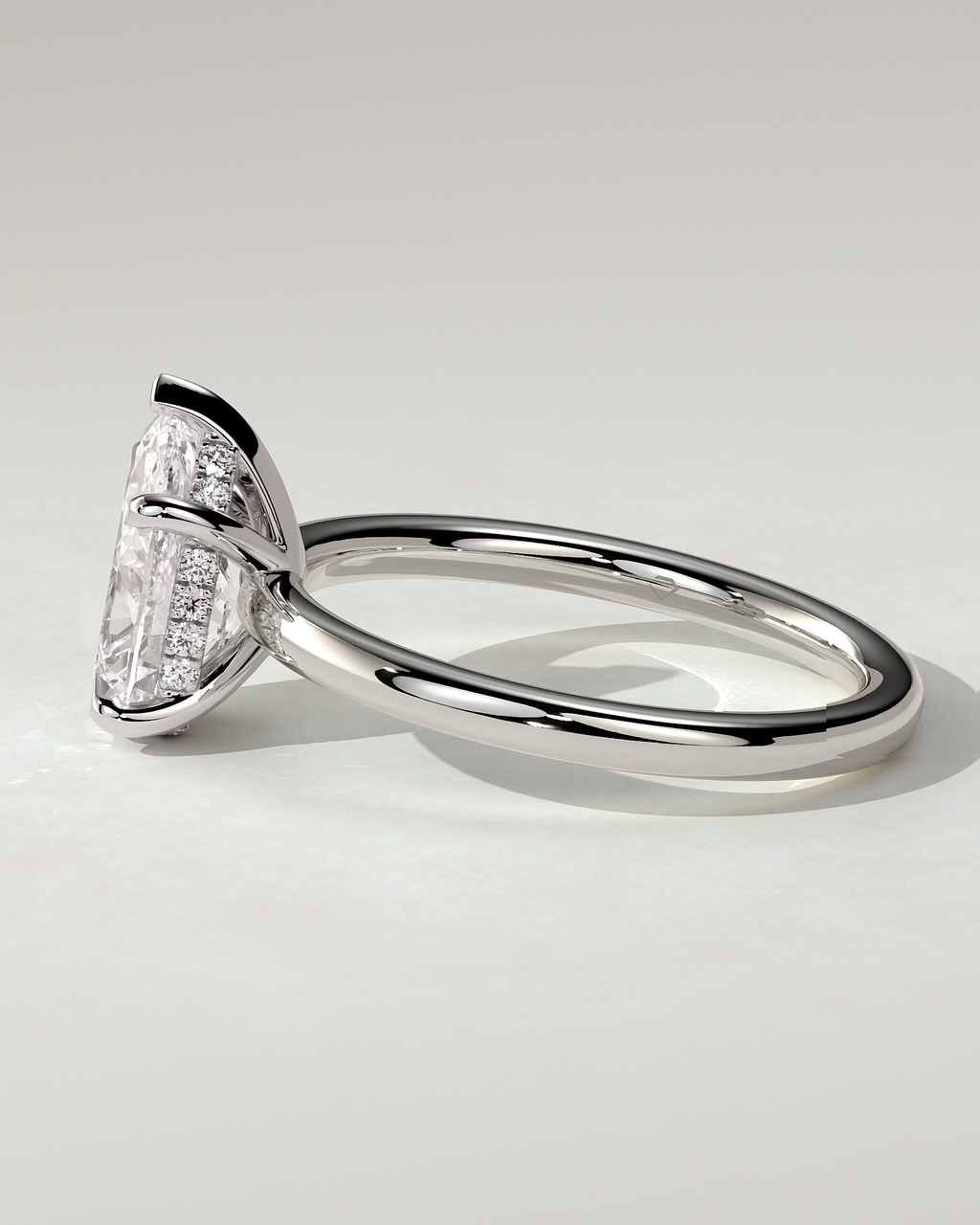 Nienna Solitaire Pear Ring