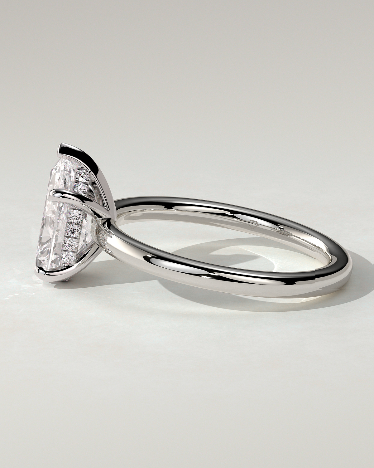 Nienna Solitaire Pear Ring
