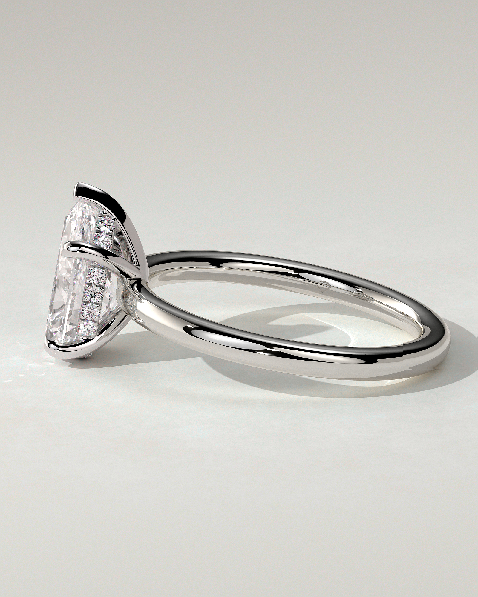 Nienna Solitaire Pear Ring