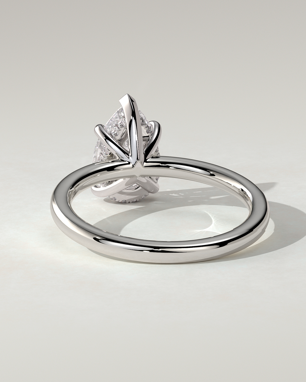 Nienna Solitaire Pear Ring