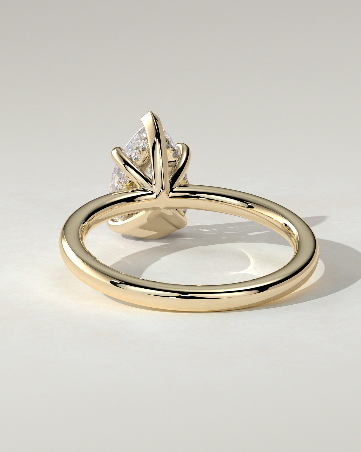 Nienna Solitaire Pear Ring