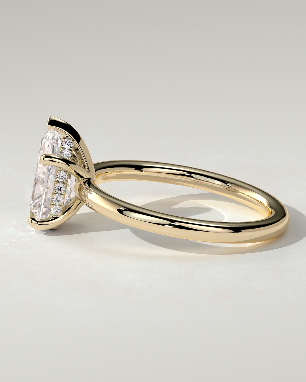 Nienna Solitaire Pear Ring