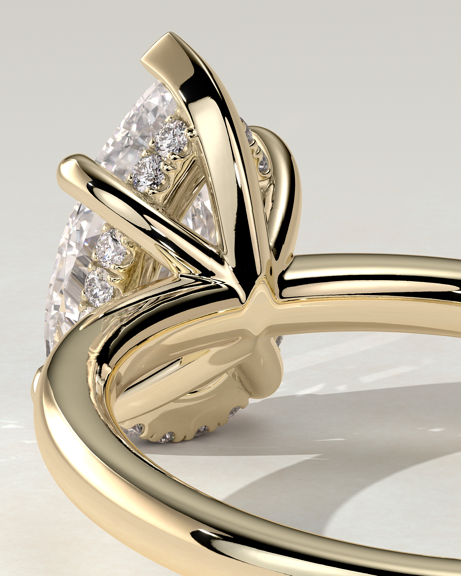 Nienna Solitaire Pear Ring