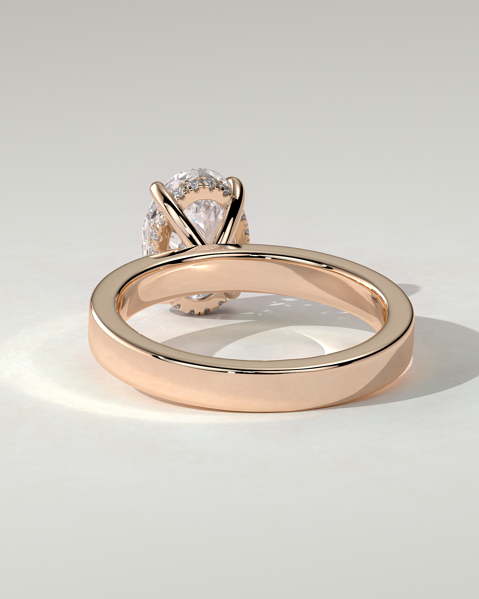Nikita Solitaire Oval Ring