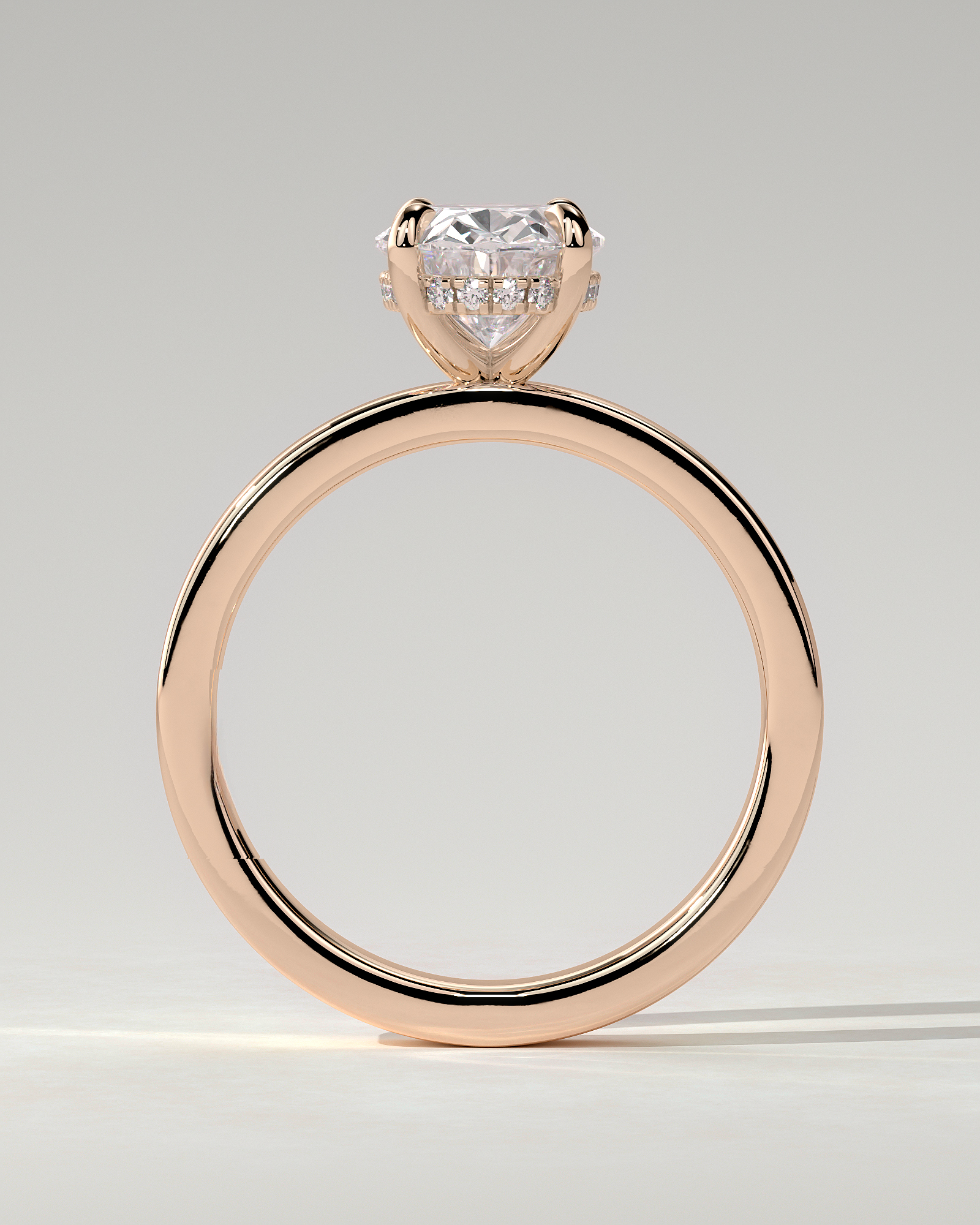 Nikita Solitaire Oval Ring