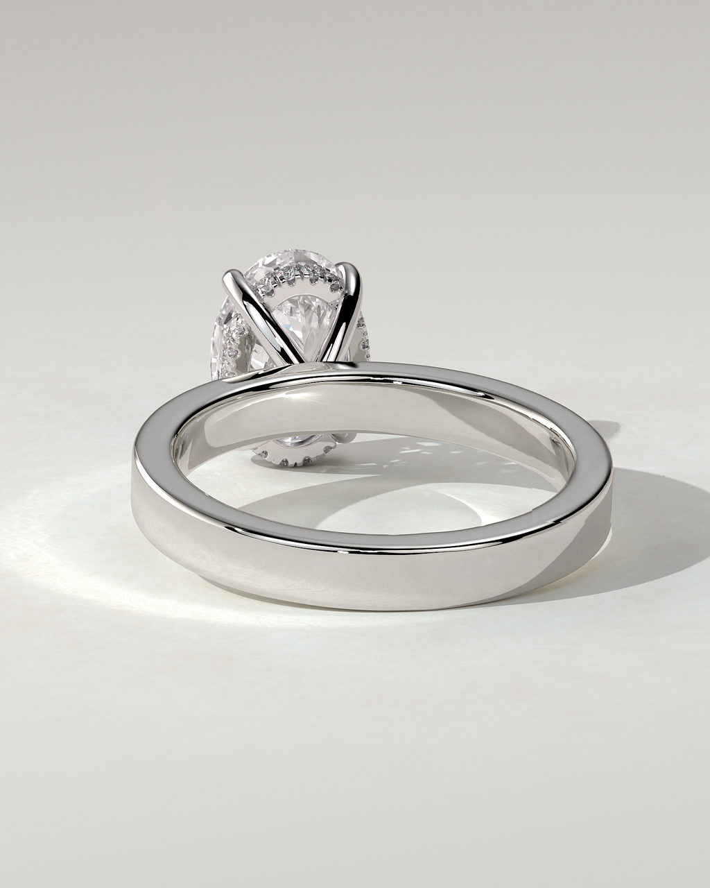Nikita Solitaire Oval Ring
