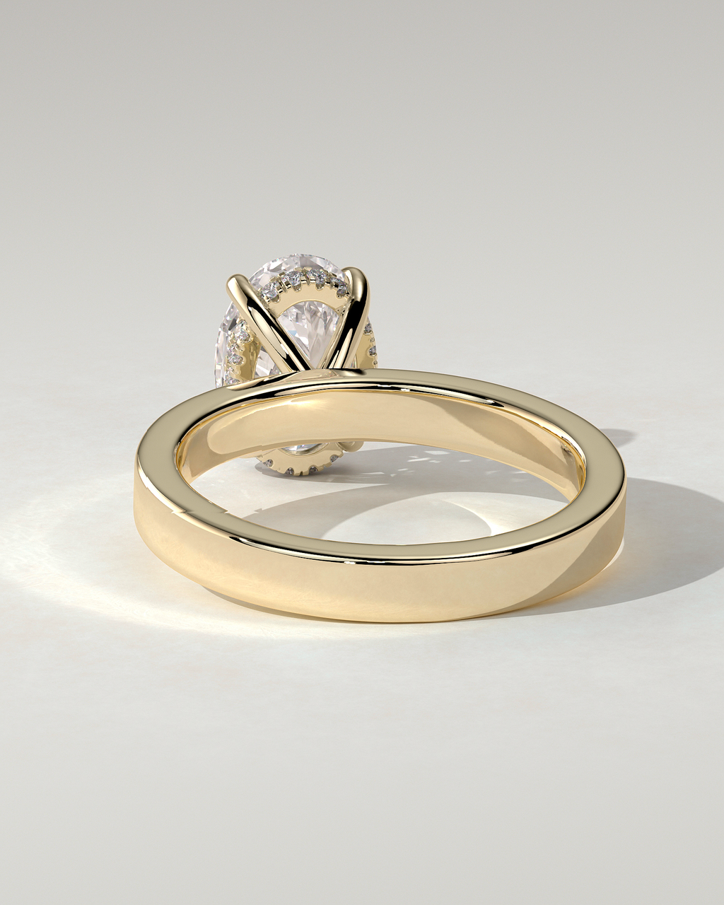 Nikita Solitaire Oval Ring
