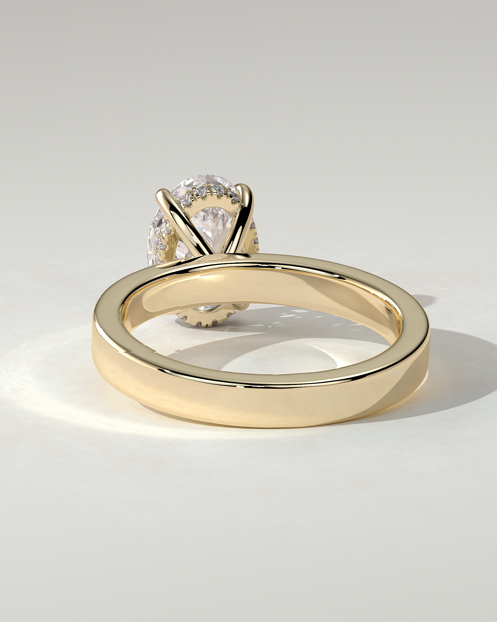 Nikita Solitaire Oval Ring
