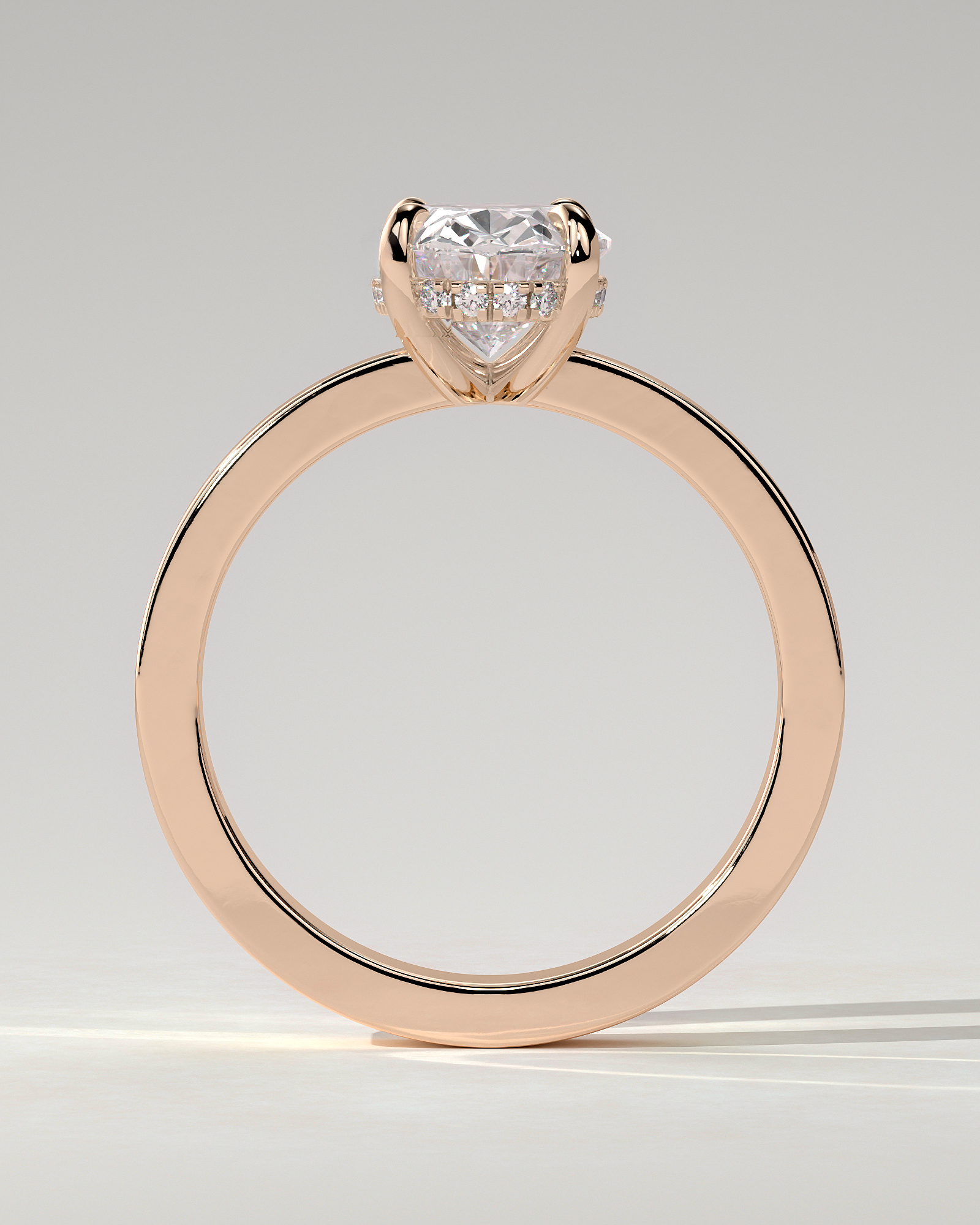 Nikita Solitaire Oval Ring