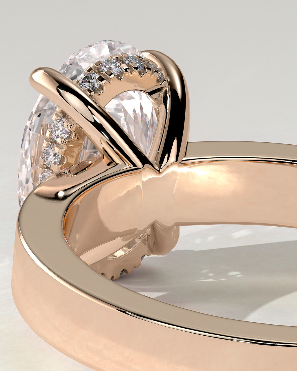 Nikita Solitaire Oval Ring