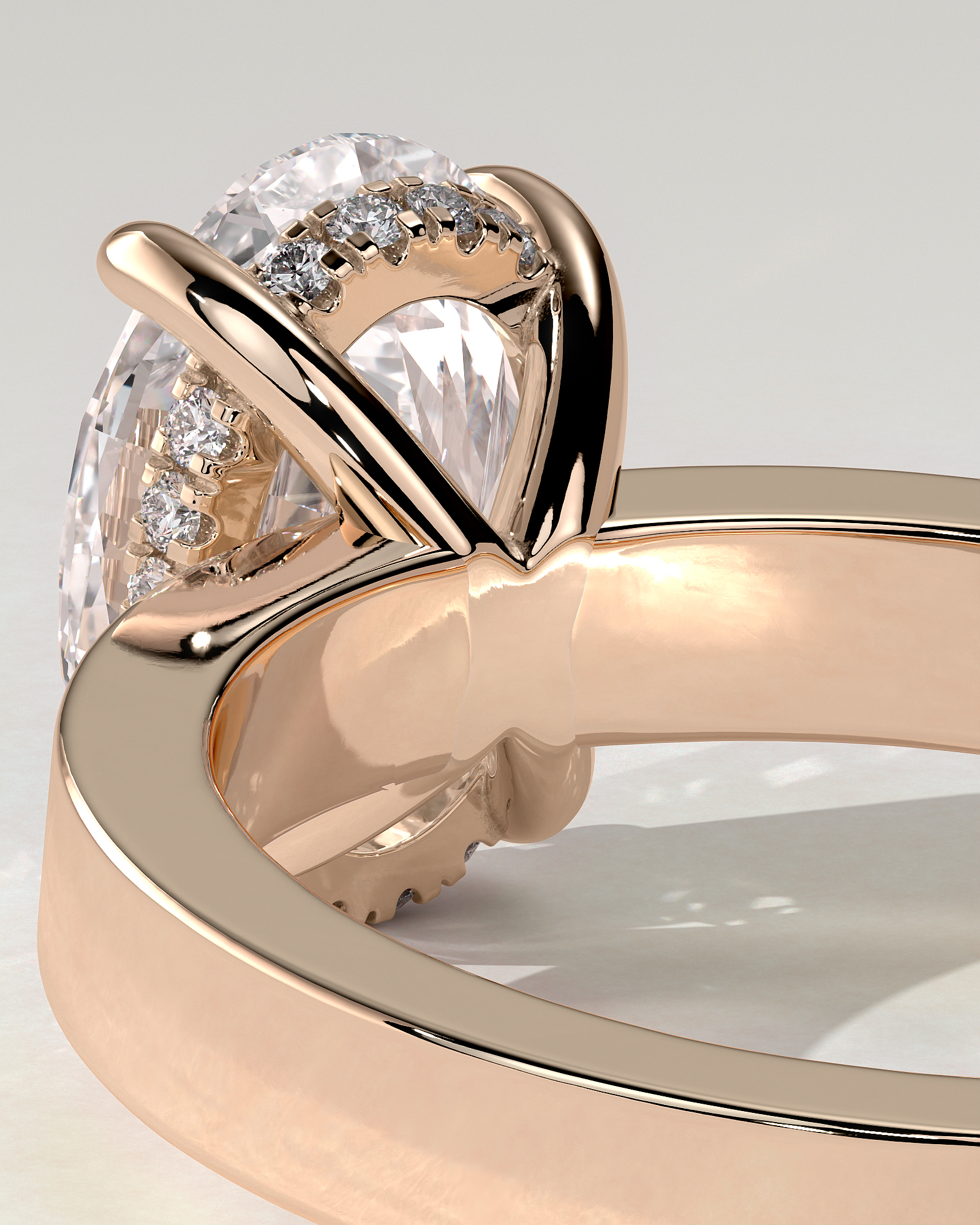 Nikita Solitaire Oval Ring