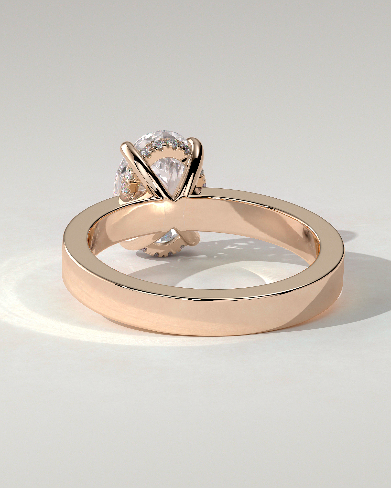 Nikita Solitaire Oval Ring