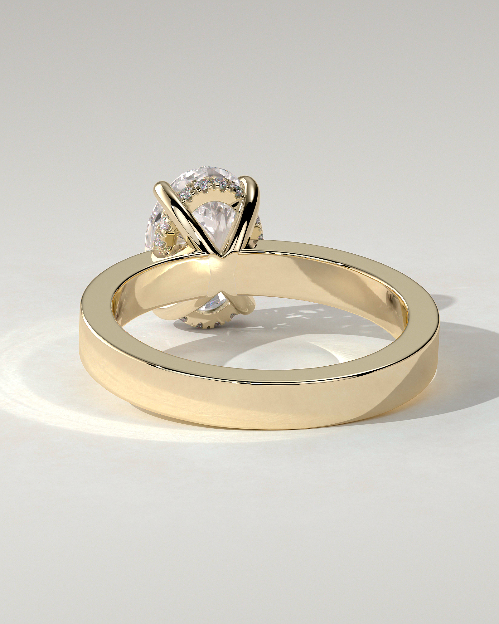 Nikita Solitaire Oval Ring
