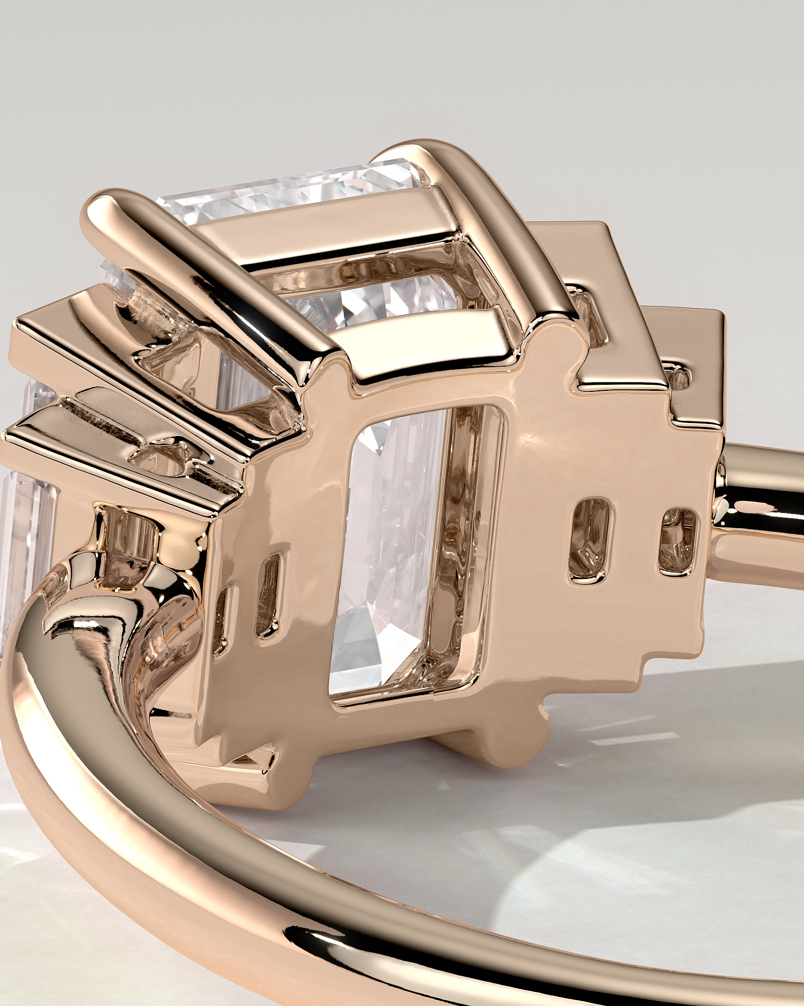 Nina Trilogy Emerald Ring