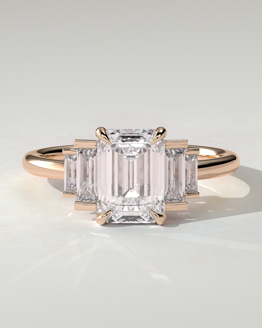 Nina Trilogy Emerald Ring